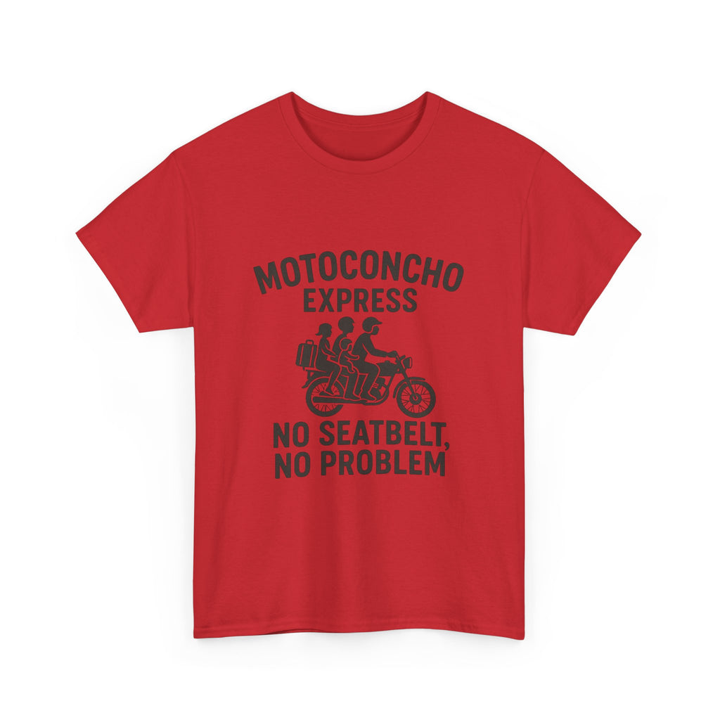 Motoconcho Express Tee, Funny Motorcycle Shirt, Unisex Cotton Tee, Gift for Bikers, Casual Wear for Every Occasion