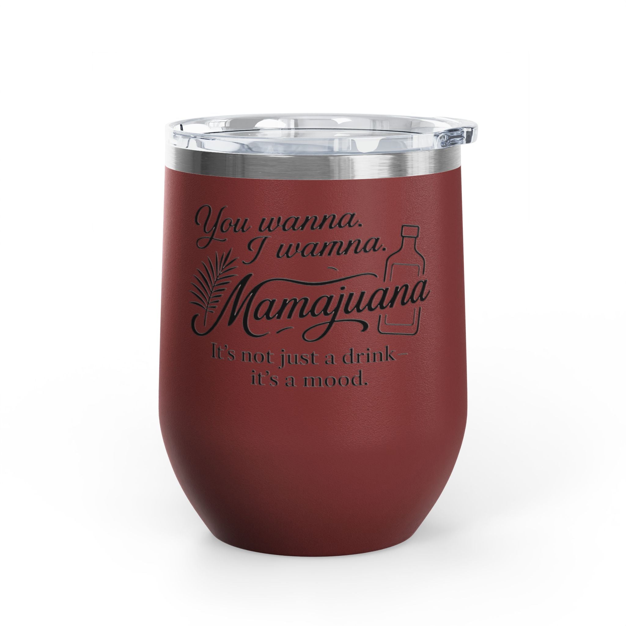 Mamajuana Wine Tumbler – 12oz Insulated Drinkware for Celebrating Life's Moments
