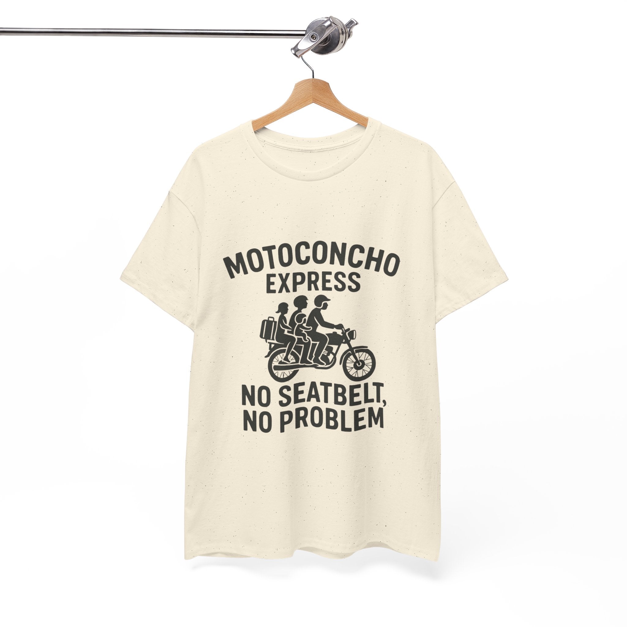 Motoconcho Express Tee, Funny Motorcycle Shirt, Unisex Cotton Tee, Gift for Bikers, Casual Wear for Every Occasion