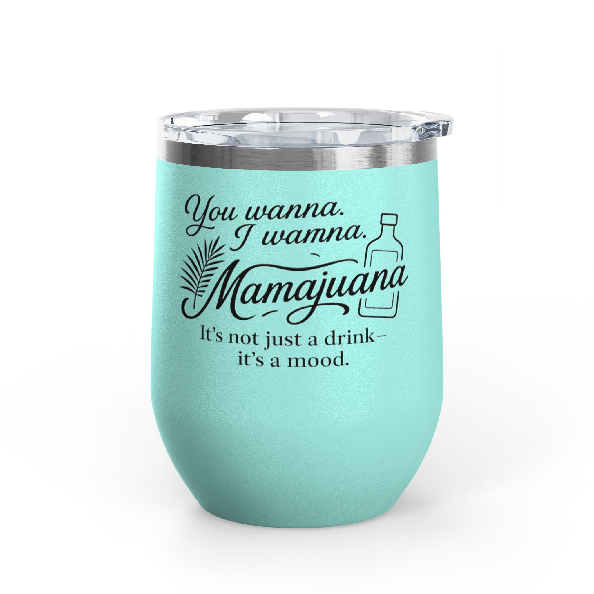 Mamajuana Wine Tumbler – 12oz Insulated Drinkware for Celebrating Life's Moments