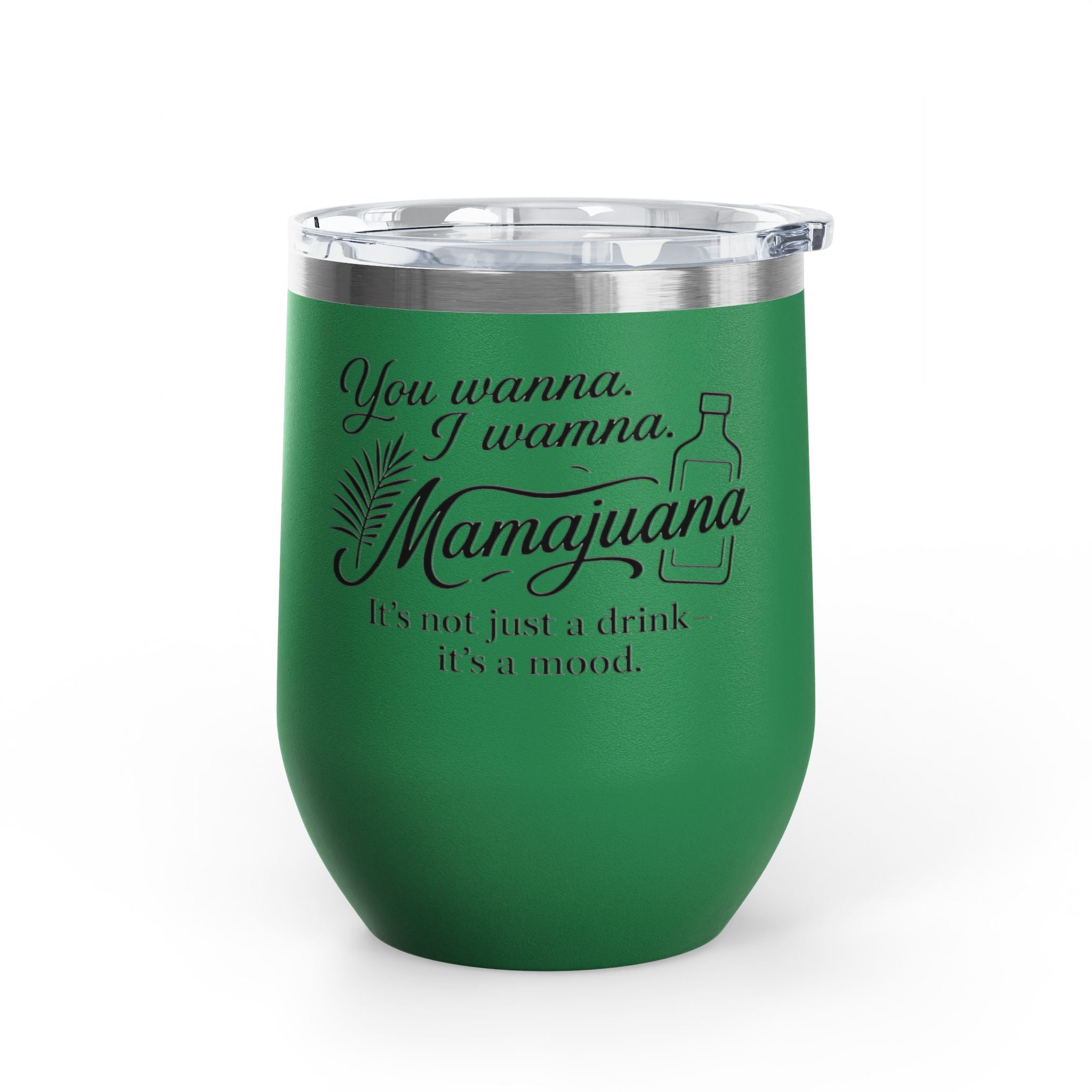 Mamajuana Wine Tumbler – 12oz Insulated Drinkware for Celebrating Life's Moments