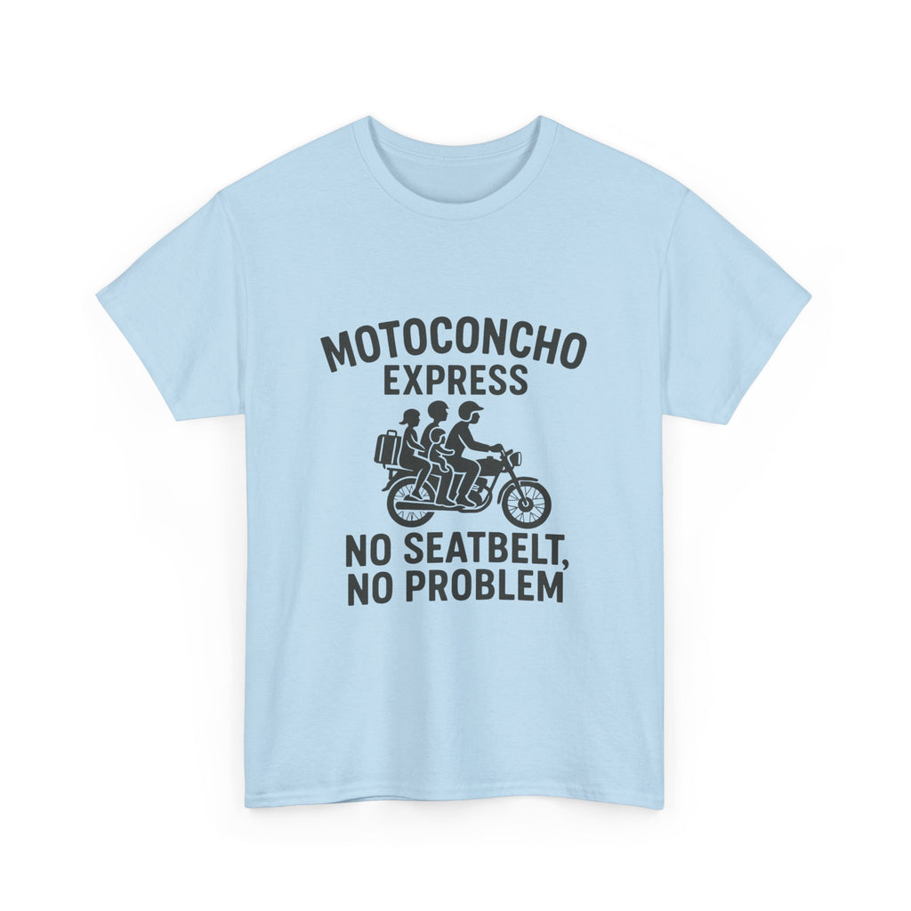 Motoconcho Express Tee, Funny Motorcycle Shirt, Unisex Cotton Tee, Gift for Bikers, Casual Wear for Every Occasion