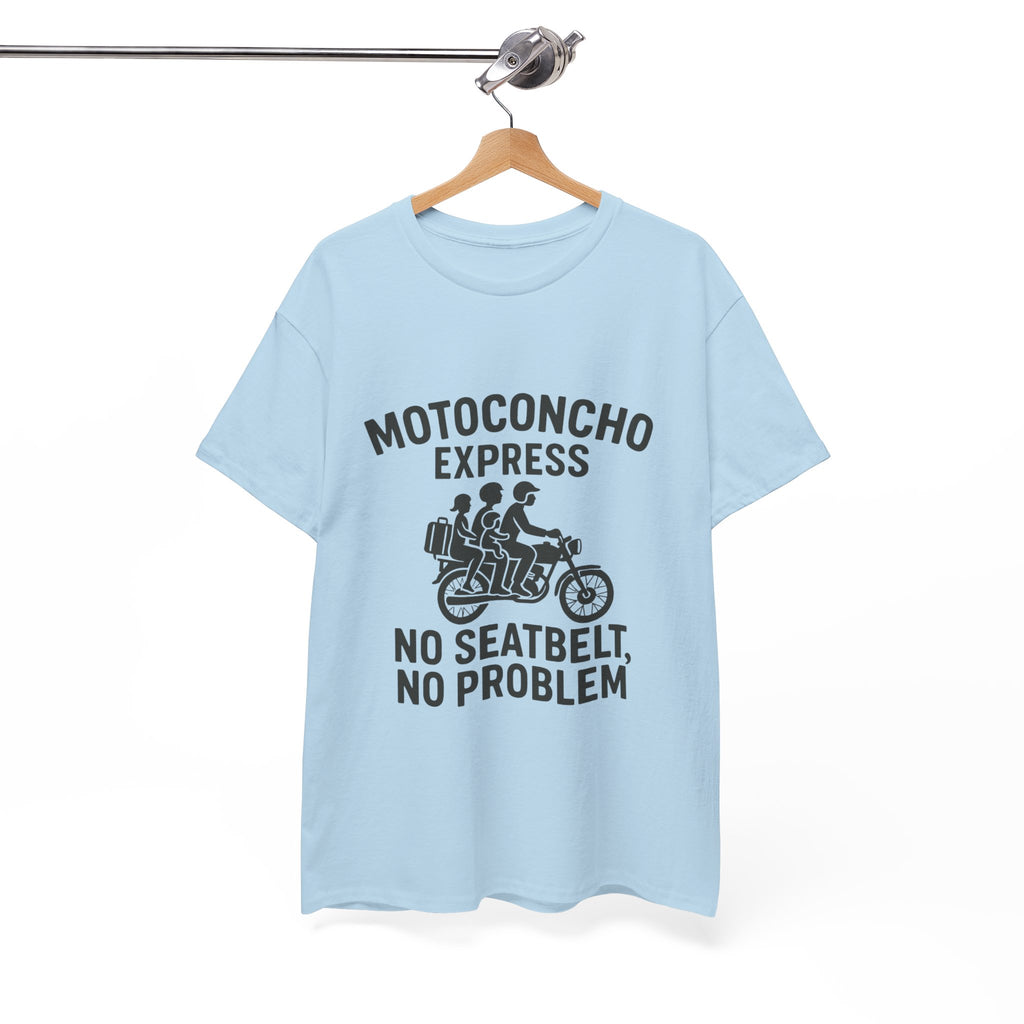 Motoconcho Express Tee, Funny Motorcycle Shirt, Unisex Cotton Tee, Gift for Bikers, Casual Wear for Every Occasion