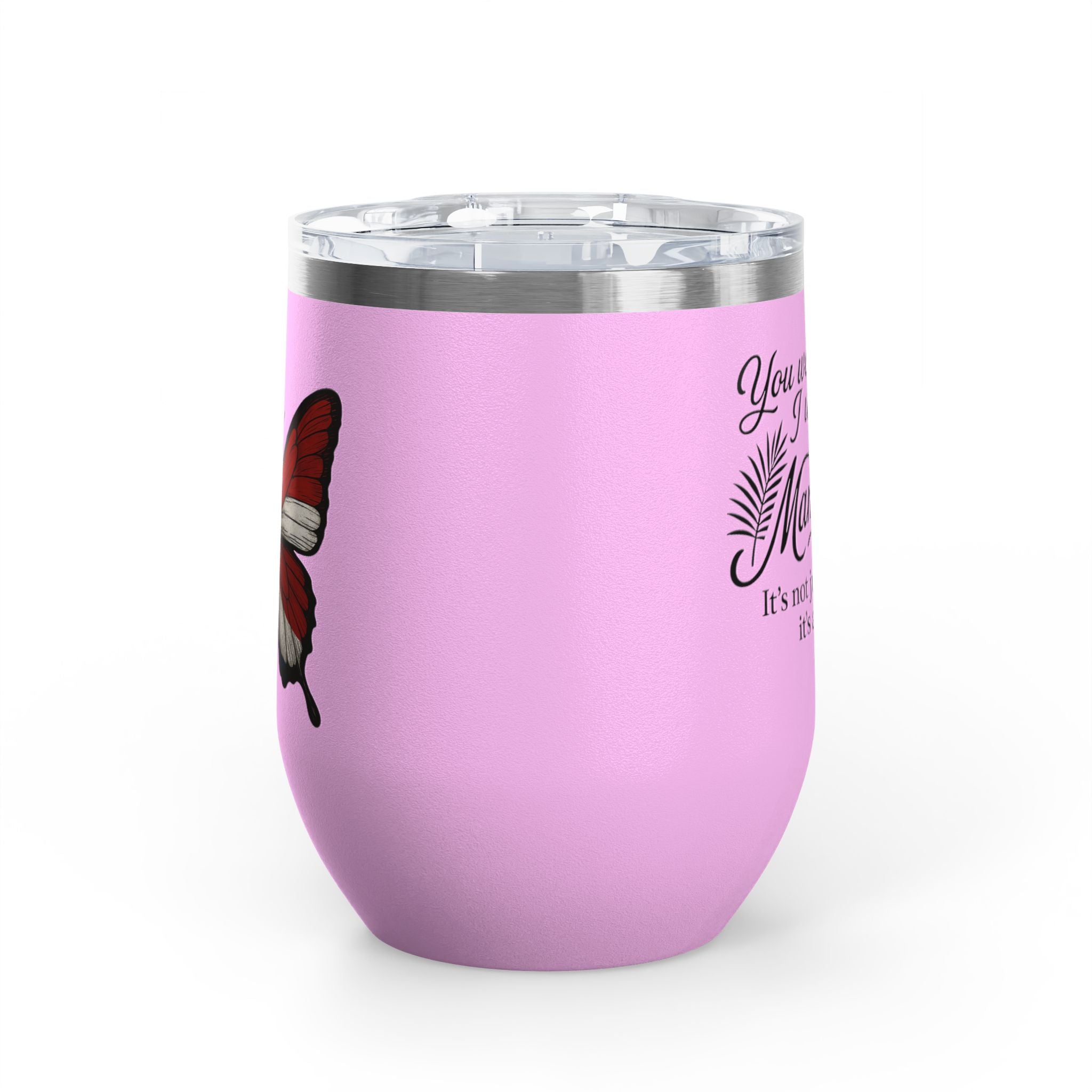 Mamajuana Wine Tumbler – 12oz Insulated Drinkware for Celebrating Life's Moments