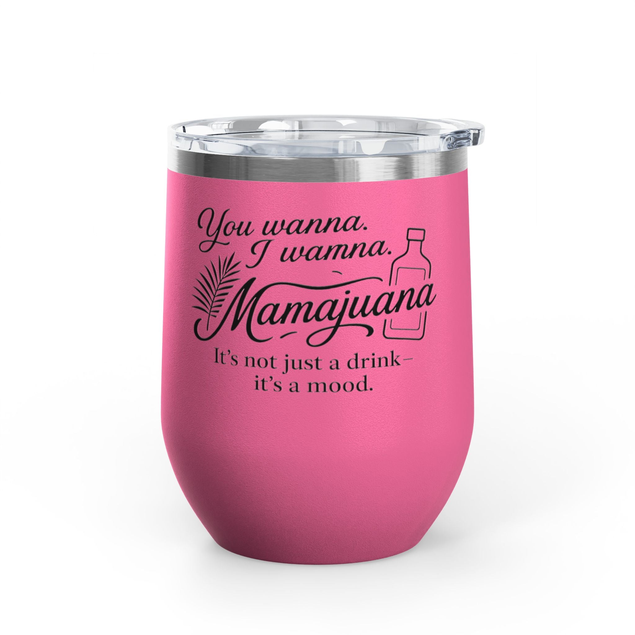 Mamajuana Wine Tumbler – 12oz Insulated Drinkware for Celebrating Life's Moments