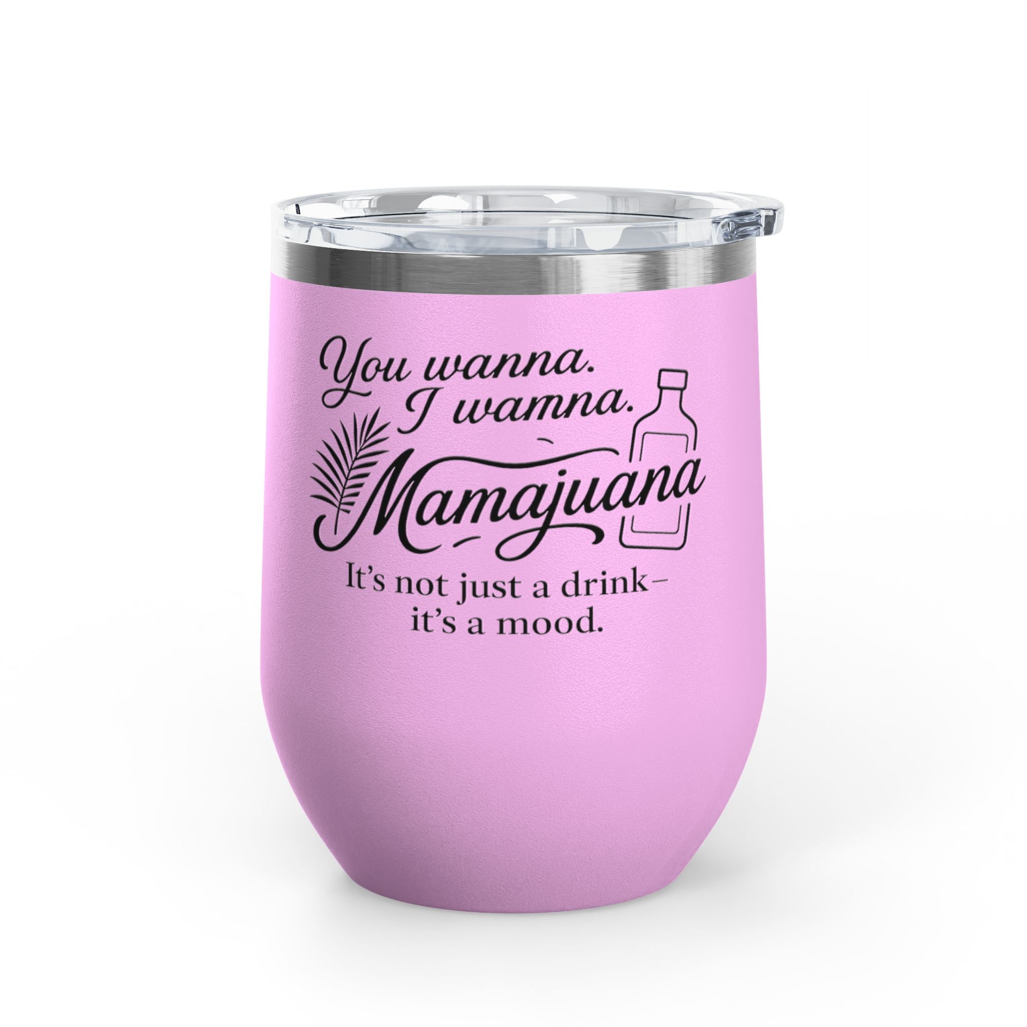 Mamajuana Wine Tumbler – 12oz Insulated Drinkware for Celebrating Life's Moments