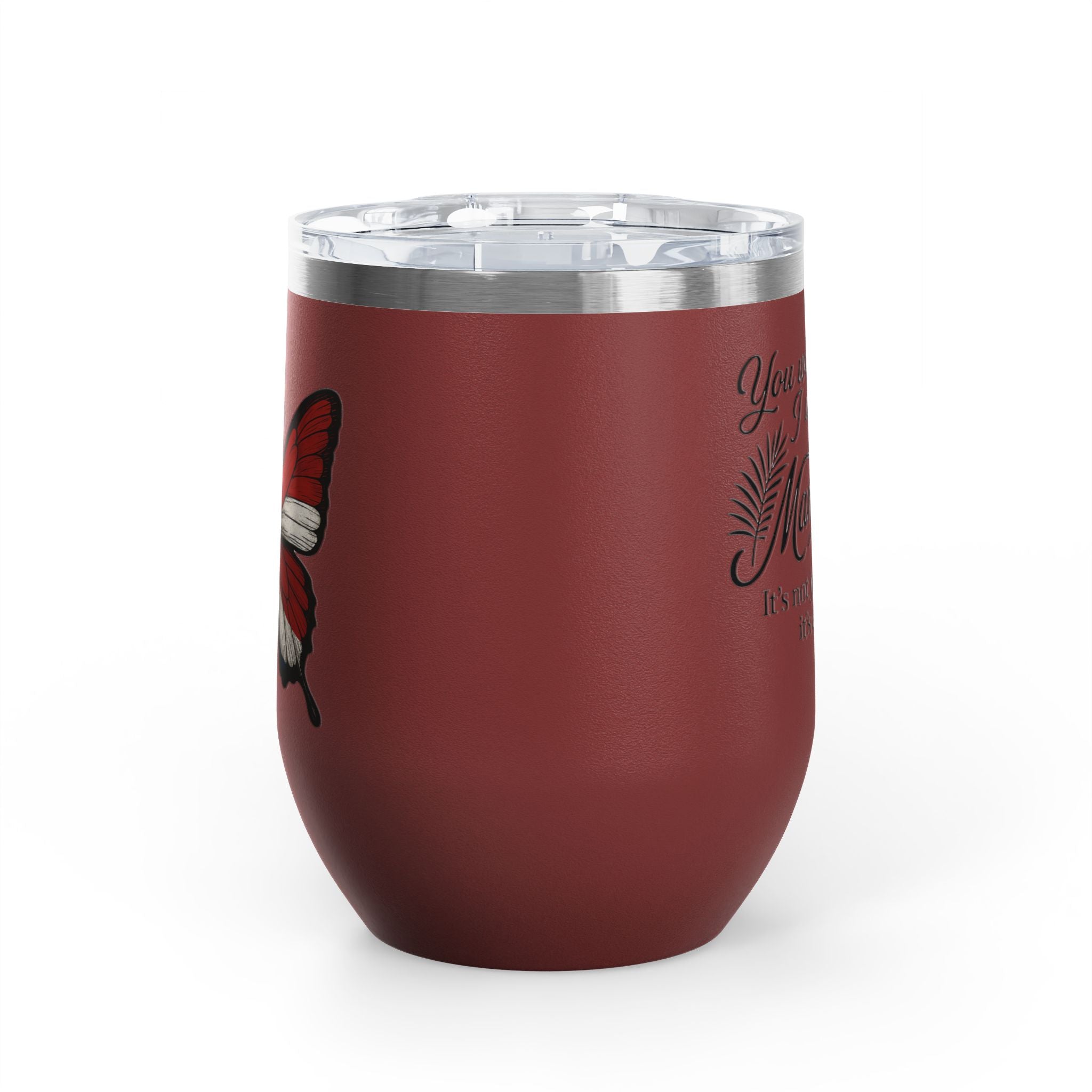 Mamajuana Wine Tumbler – 12oz Insulated Drinkware for Celebrating Life's Moments