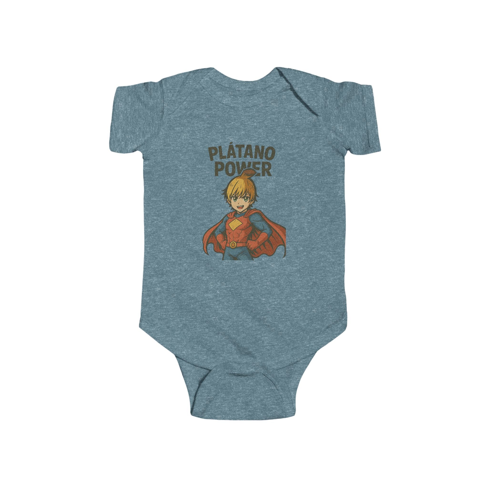 Superhero Baby Bodysuit - 'Plátano Power' Shirt for Infants, Cute Baby Shower Gift, Toddler Clothing, Fun Nursery Decor, Birthday Outfit