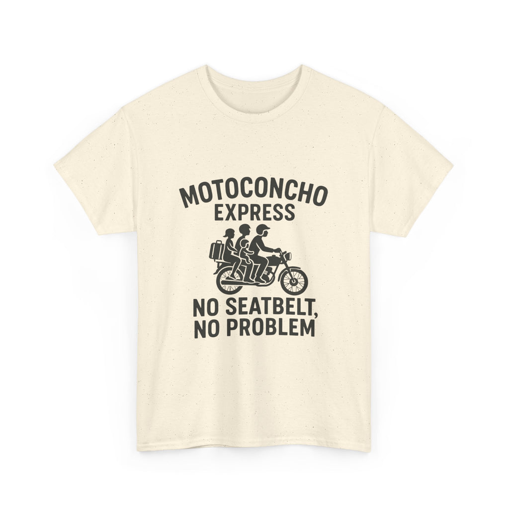 Motoconcho Express Tee, Funny Motorcycle Shirt, Unisex Cotton Tee, Gift for Bikers, Casual Wear for Every Occasion