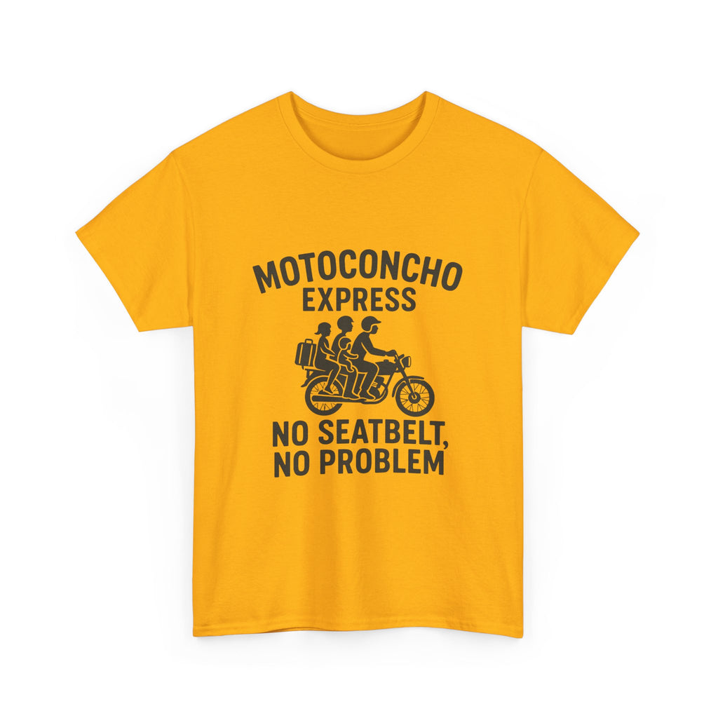 Motoconcho Express Tee, Funny Motorcycle Shirt, Unisex Cotton Tee, Gift for Bikers, Casual Wear for Every Occasion