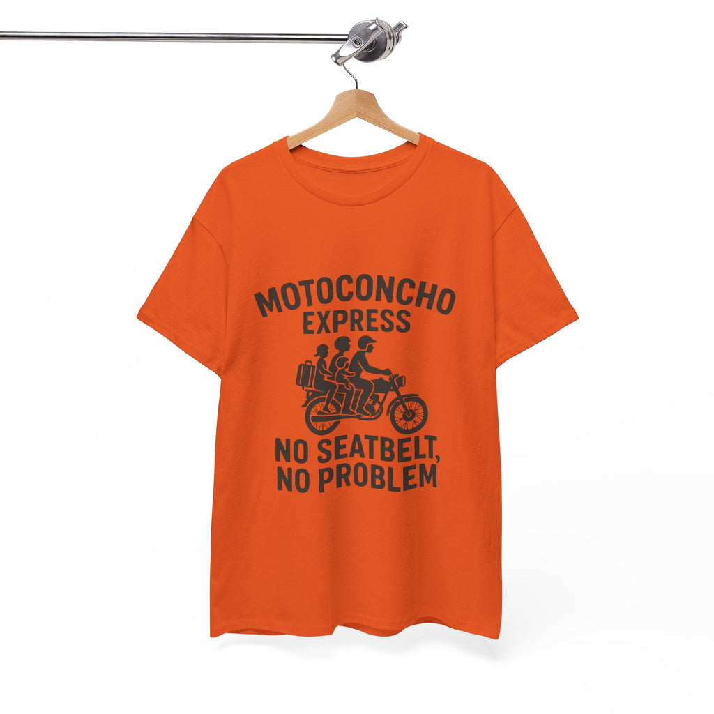 Motoconcho Express Tee, Funny Motorcycle Shirt, Unisex Cotton Tee, Gift for Bikers, Casual Wear for Every Occasion
