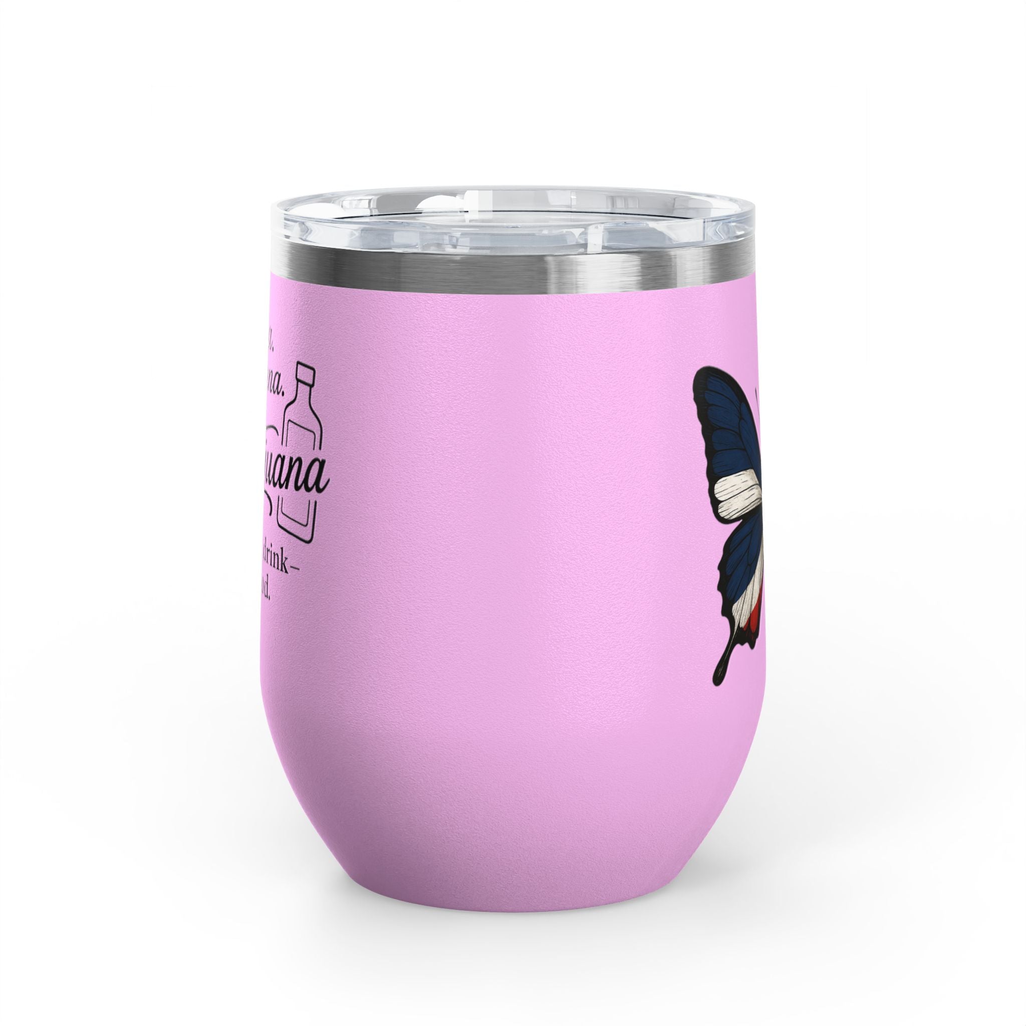 Mamajuana Wine Tumbler – 12oz Insulated Drinkware for Celebrating Life's Moments