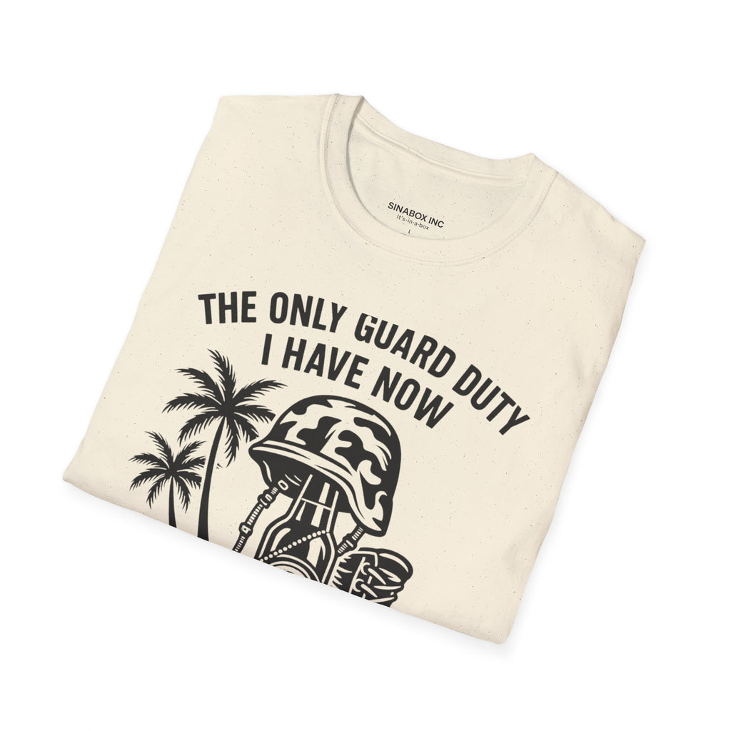 Funny Military T-Shirt, Veterans Gift, President Costume Tee, Guard Duty Humor Shirt, Patriotic Apparel, Unisex Graphic Top