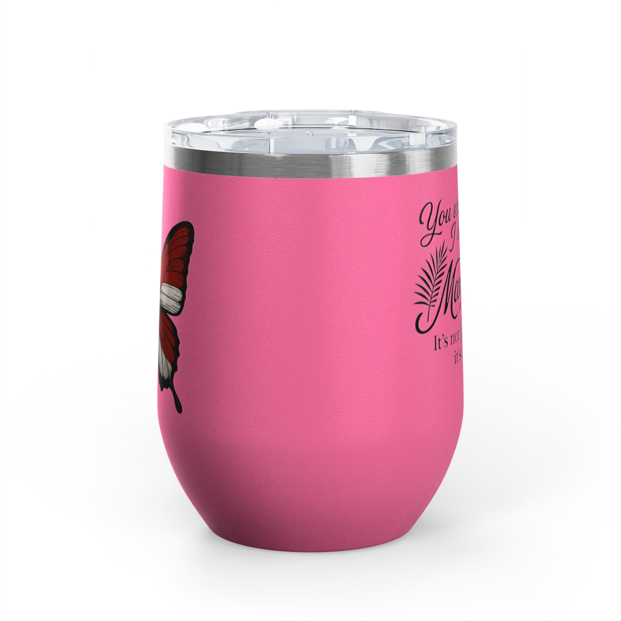 Mamajuana Wine Tumbler – 12oz Insulated Drinkware for Celebrating Life's Moments