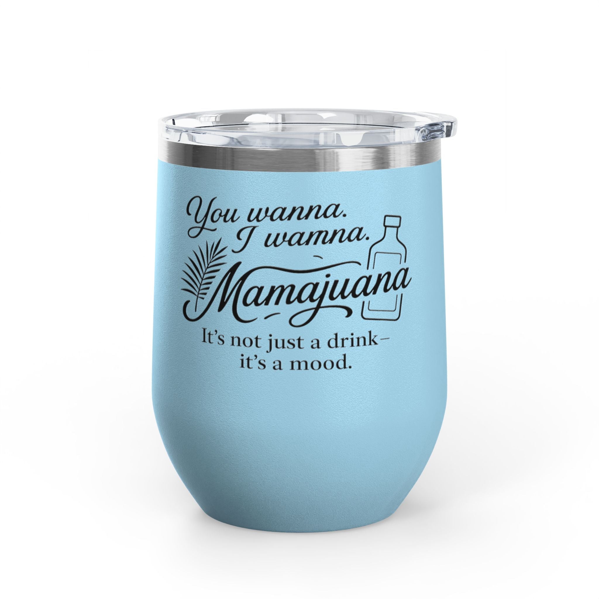 Mamajuana Wine Tumbler – 12oz Insulated Drinkware for Celebrating Life's Moments