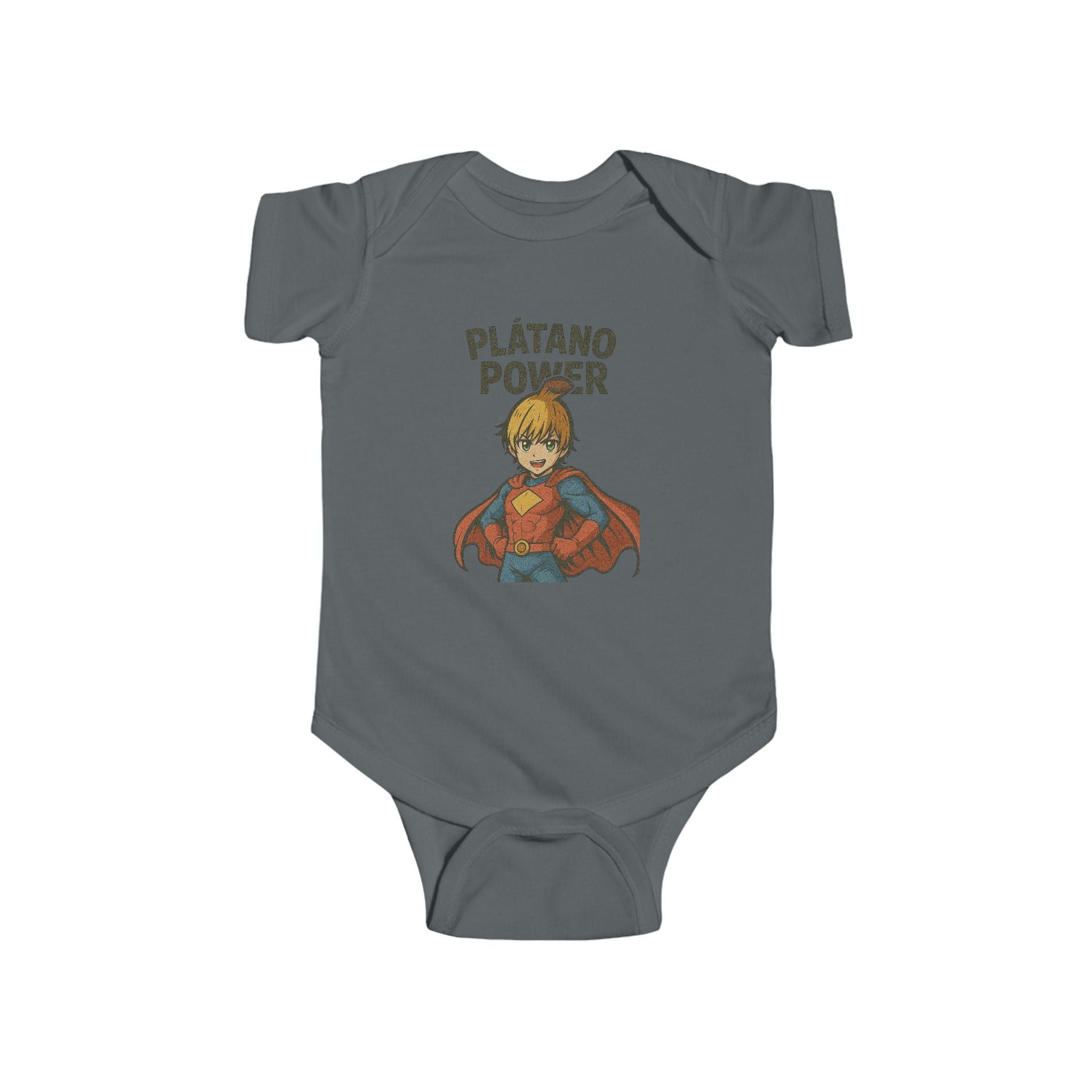 Superhero Baby Bodysuit - 'Plátano Power' Shirt for Infants, Cute Baby Shower Gift, Toddler Clothing, Fun Nursery Decor, Birthday Outfit