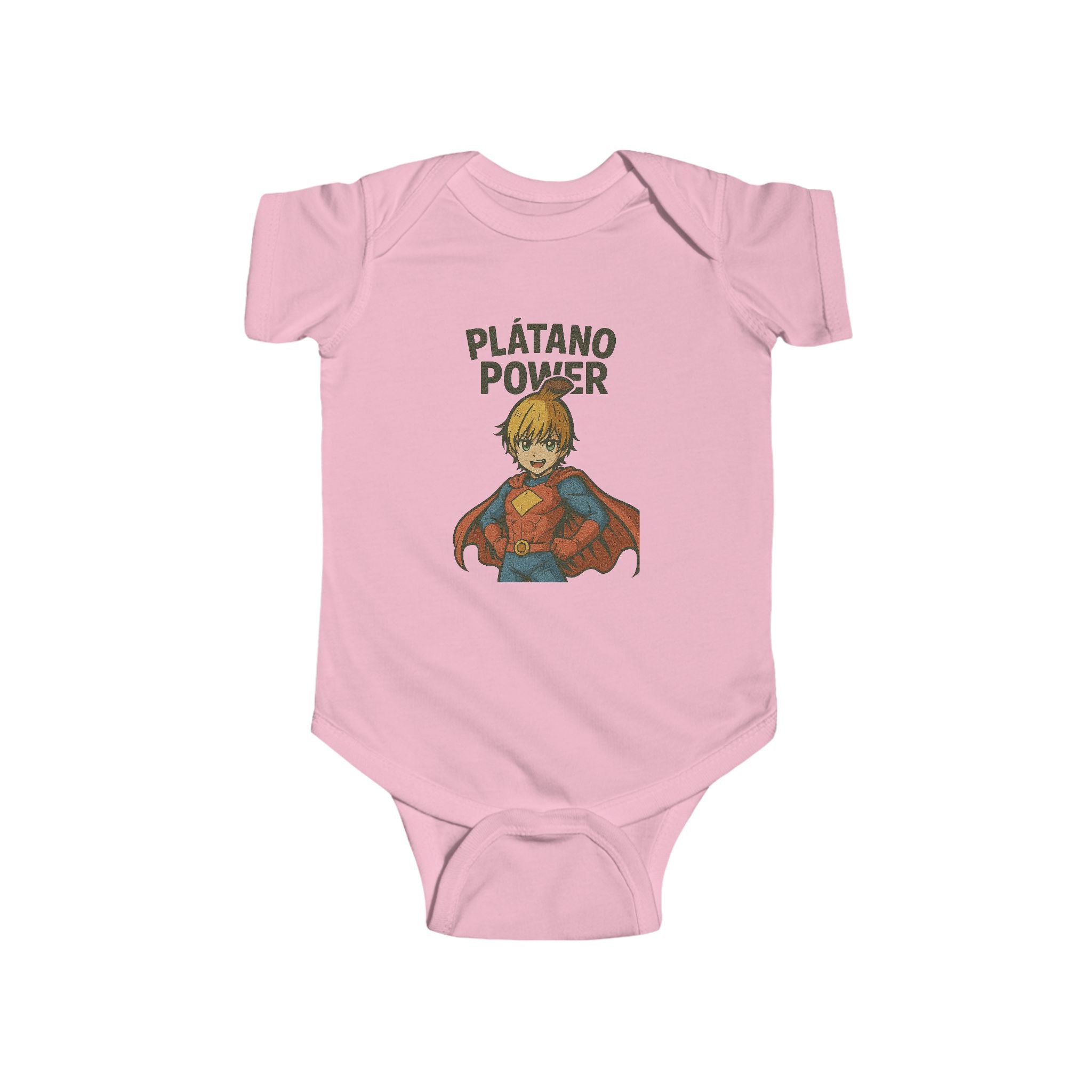 Superhero Baby Bodysuit - 'Plátano Power' Shirt for Infants, Cute Baby Shower Gift, Toddler Clothing, Fun Nursery Decor, Birthday Outfit