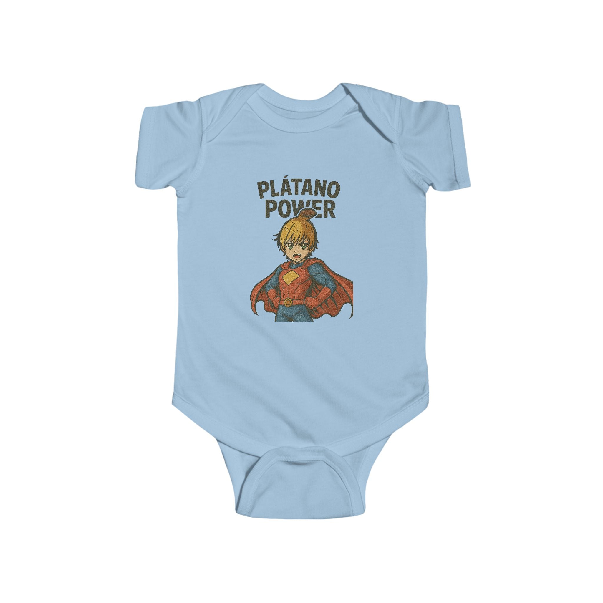 Superhero Baby Bodysuit - 'Plátano Power' Shirt for Infants, Cute Baby Shower Gift, Toddler Clothing, Fun Nursery Decor, Birthday Outfit