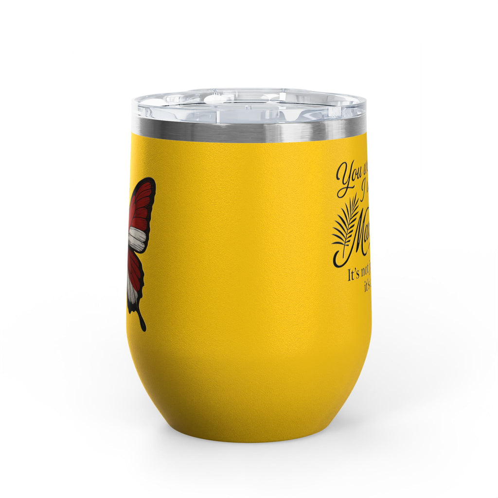 Mamajuana Wine Tumbler – 12oz Insulated Drinkware for Celebrating Life's Moments