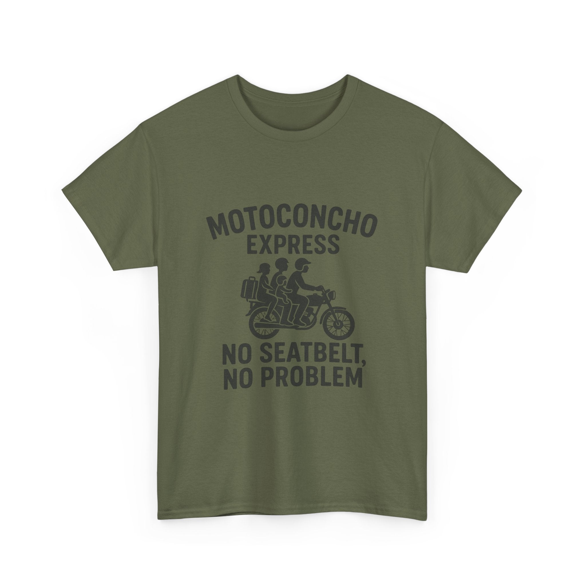 Motoconcho Express Tee, Funny Motorcycle Shirt, Unisex Cotton Tee, Gift for Bikers, Casual Wear for Every Occasion