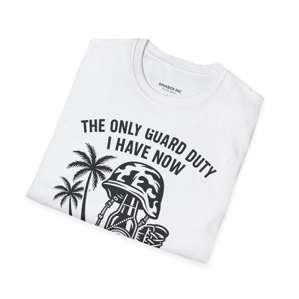 Funny Military T-Shirt, Veterans Gift, President Costume Tee, Guard Duty Humor Shirt, Patriotic Apparel, Unisex Graphic Top