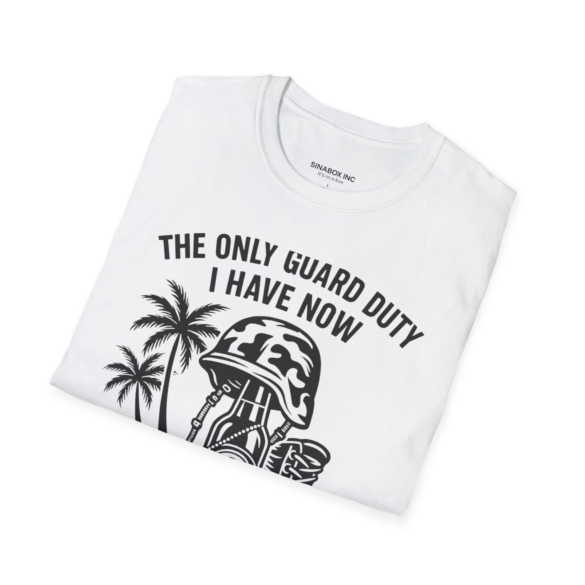 Funny Military T-Shirt, Veterans Gift, President Costume Tee, Guard Duty Humor Shirt, Patriotic Apparel, Unisex Graphic Top