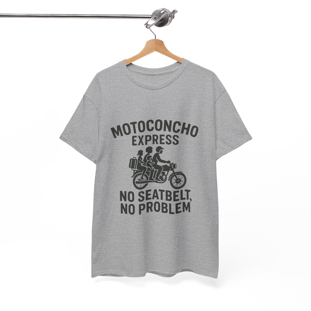 Motoconcho Express Tee, Funny Motorcycle Shirt, Unisex Cotton Tee, Gift for Bikers, Casual Wear for Every Occasion