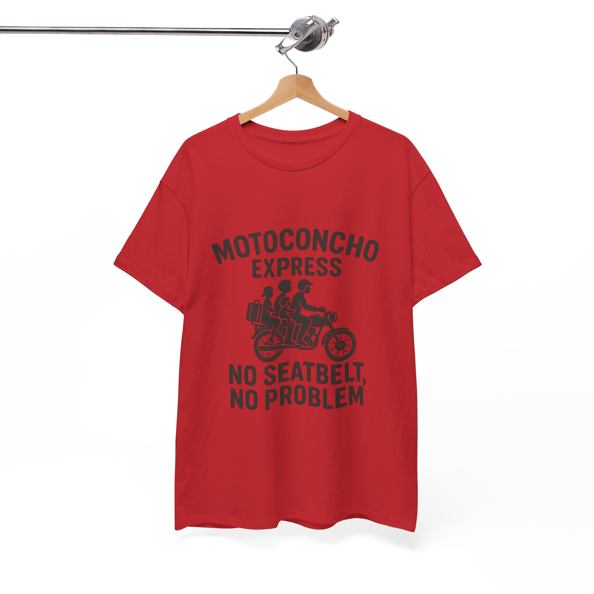 Motoconcho Express Tee, Funny Motorcycle Shirt, Unisex Cotton Tee, Gift for Bikers, Casual Wear for Every Occasion