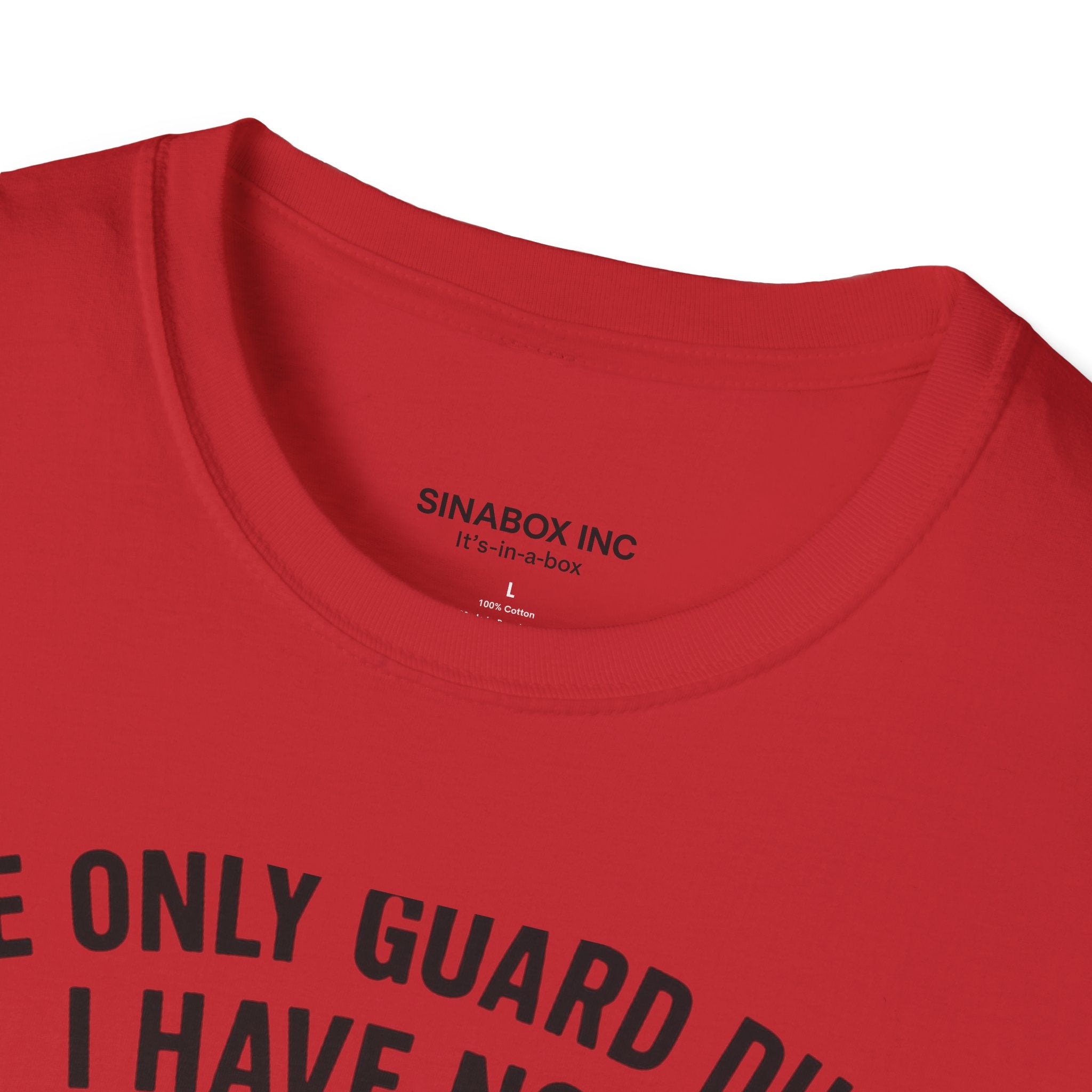 Funny Military T-Shirt, Veterans Gift, President Costume Tee, Guard Duty Humor Shirt, Patriotic Apparel, Unisex Graphic Top