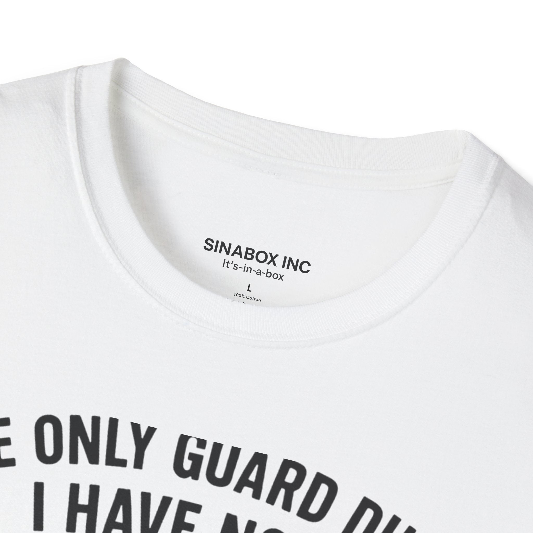 Funny Military T-Shirt, Veterans Gift, President Costume Tee, Guard Duty Humor Shirt, Patriotic Apparel, Unisex Graphic Top