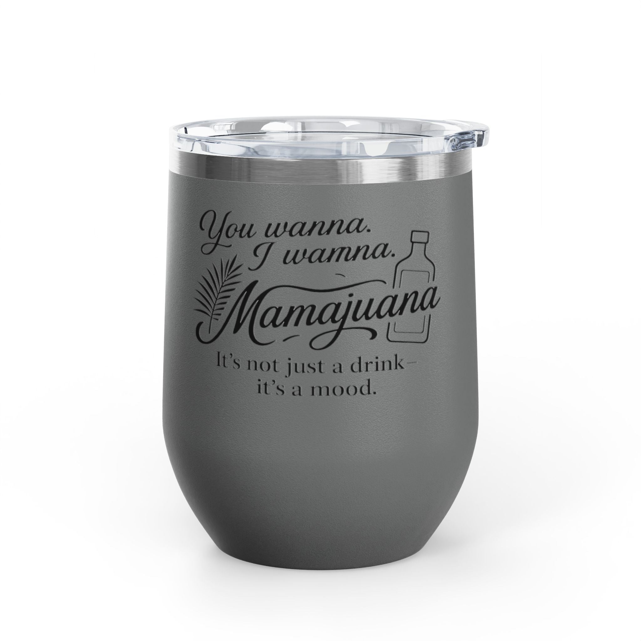 Mamajuana Wine Tumbler – 12oz Insulated Drinkware for Celebrating Life's Moments