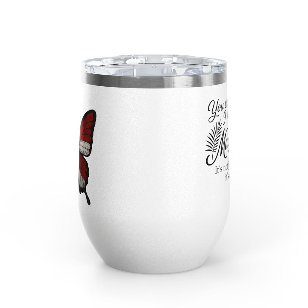 Mamajuana Wine Tumbler – 12oz Insulated Drinkware for Celebrating Life's Moments