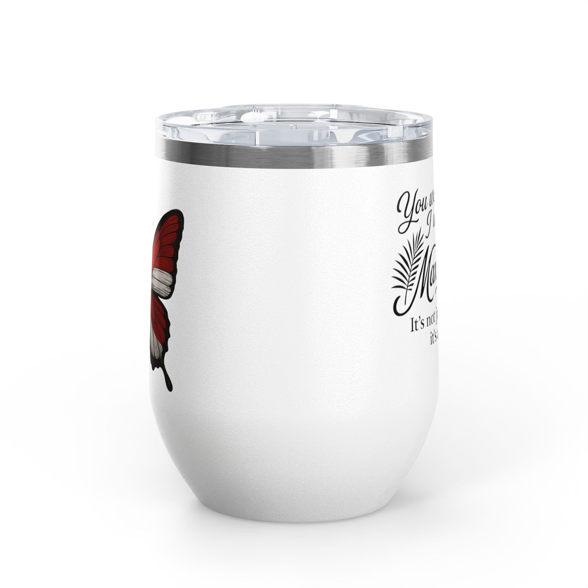 Mamajuana Wine Tumbler – 12oz Insulated Drinkware for Celebrating Life's Moments
