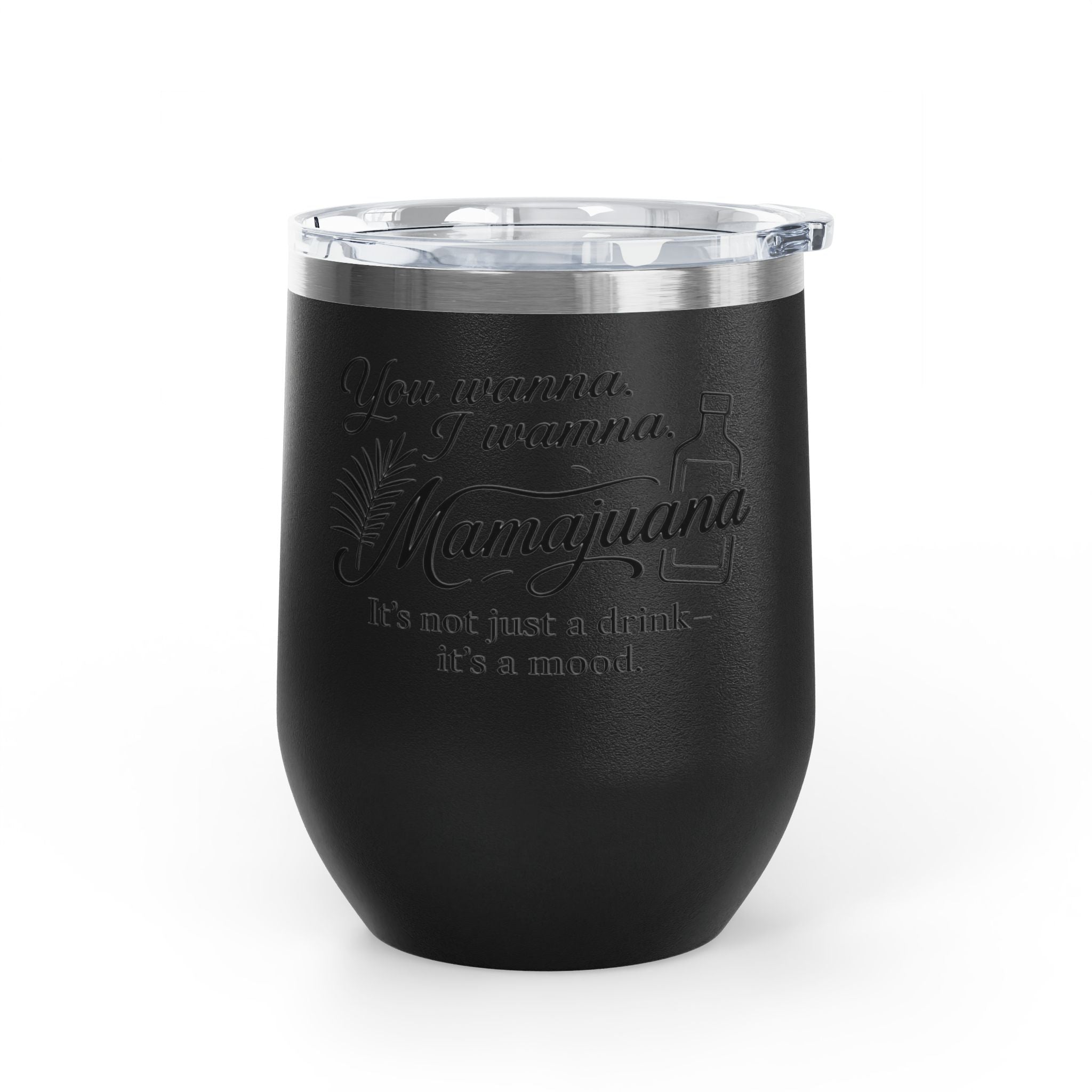Mamajuana Wine Tumbler – 12oz Insulated Drinkware for Celebrating Life's Moments