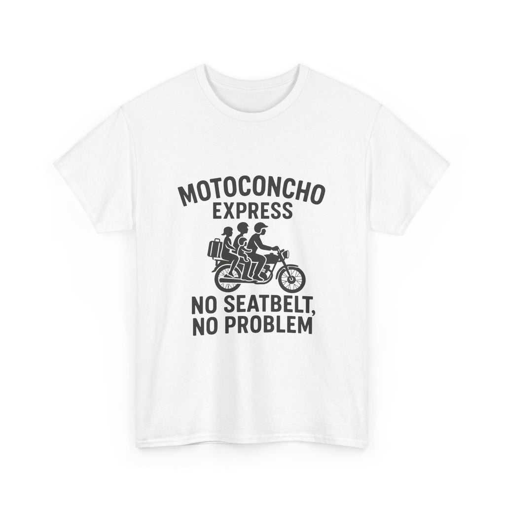 Motoconcho Express Tee, Funny Motorcycle Shirt, Unisex Cotton Tee, Gift for Bikers, Casual Wear for Every Occasion