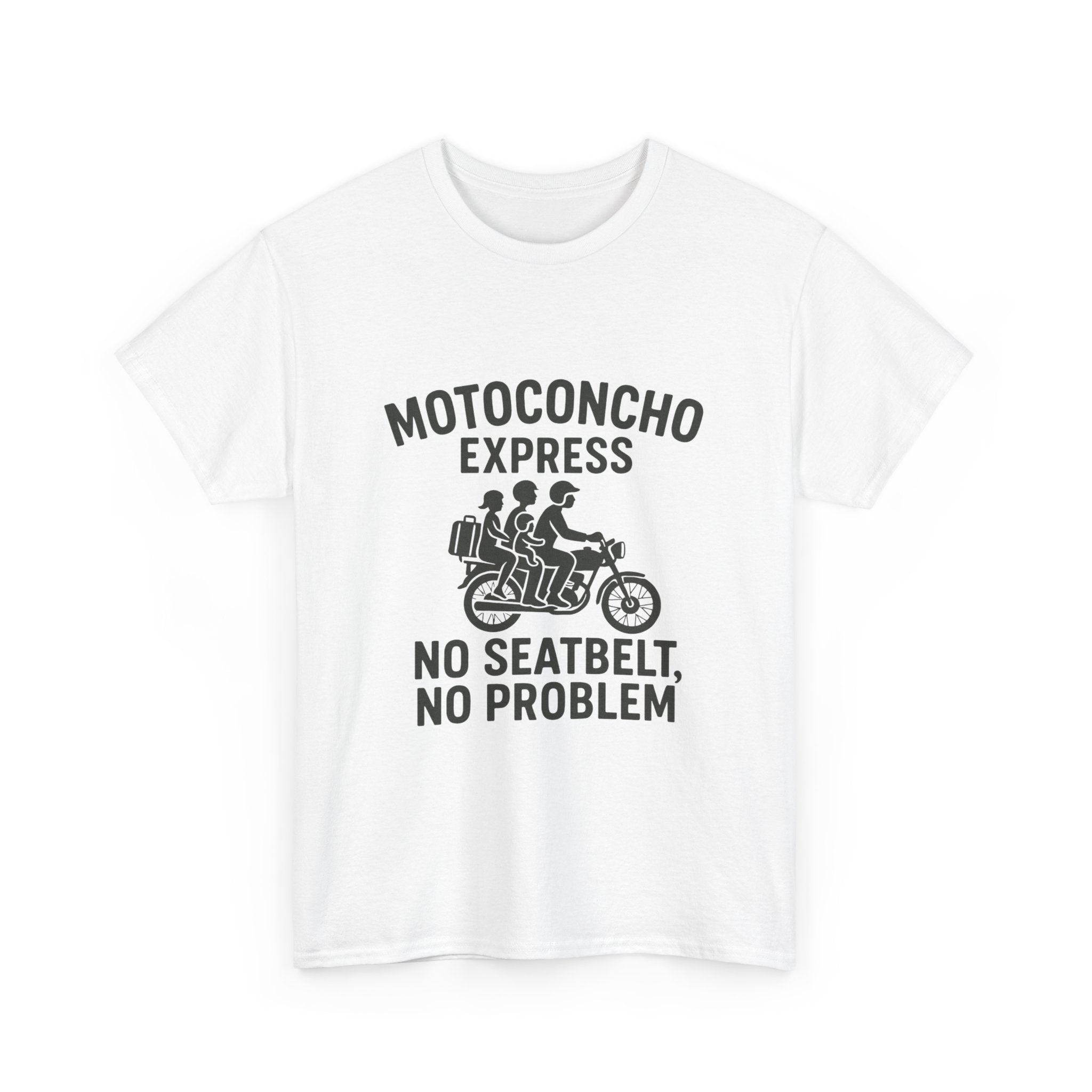 Motoconcho Express Tee, Funny Motorcycle Shirt, Unisex Cotton Tee, Gift for Bikers, Casual Wear for Every Occasion