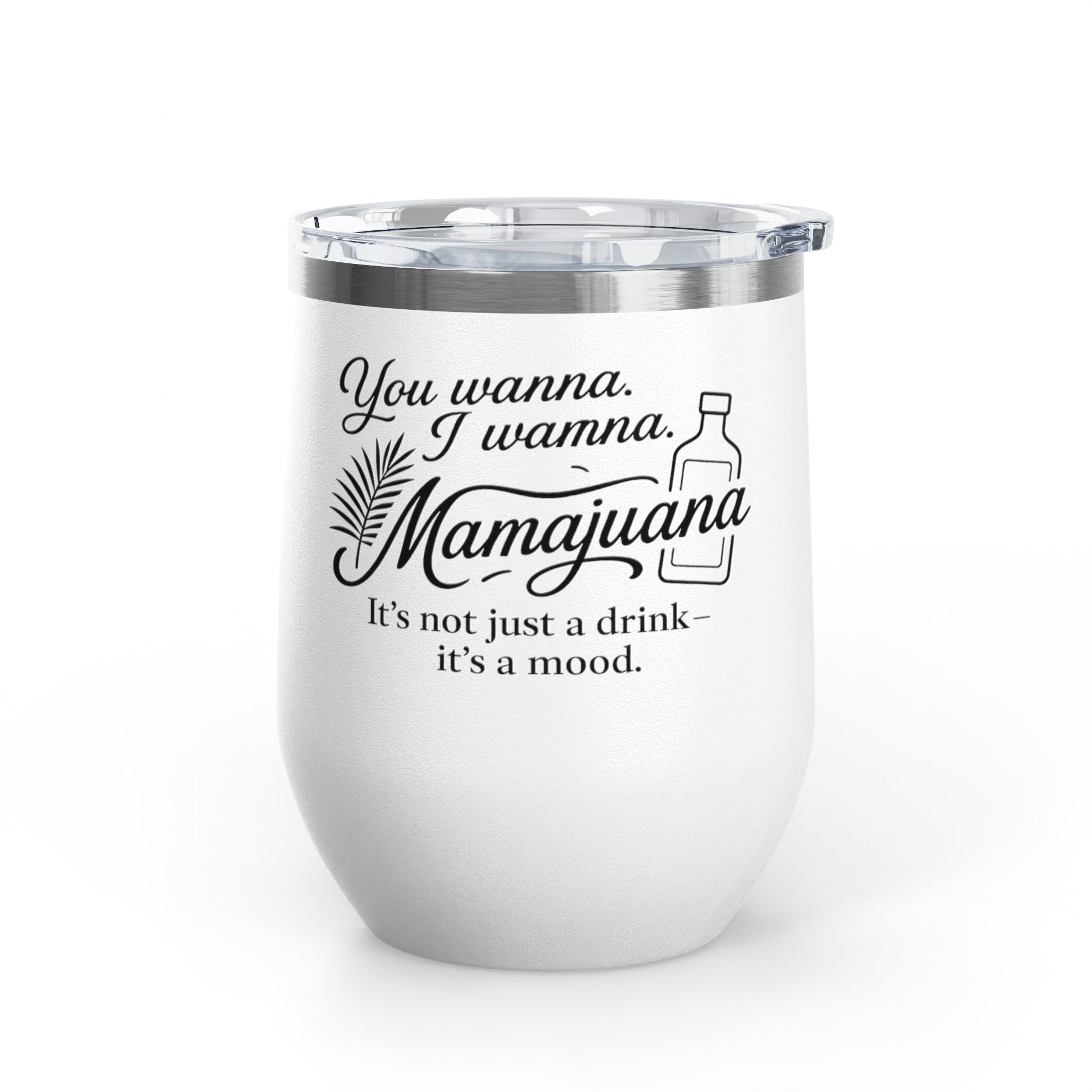 Mamajuana Wine Tumbler – 12oz Insulated Drinkware for Celebrating Life's Moments