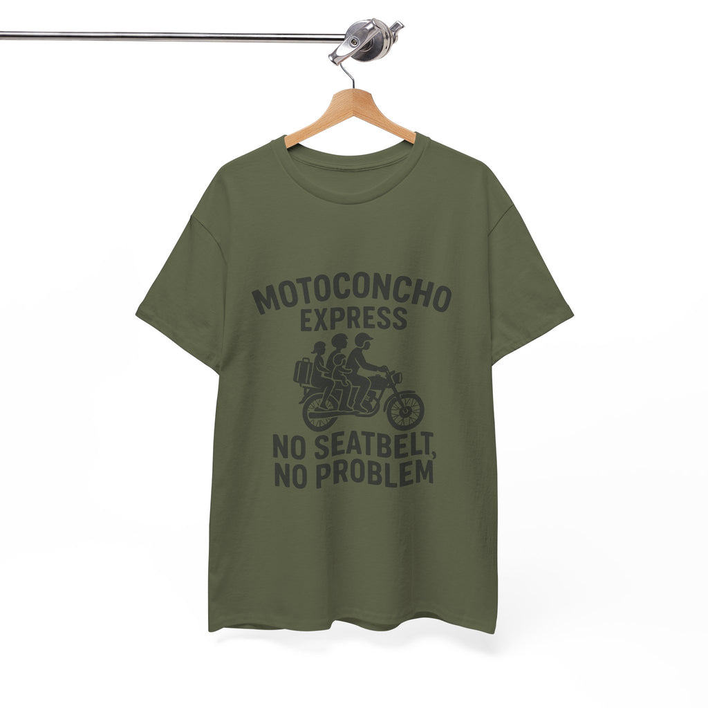 Motoconcho Express Tee, Funny Motorcycle Shirt, Unisex Cotton Tee, Gift for Bikers, Casual Wear for Every Occasion