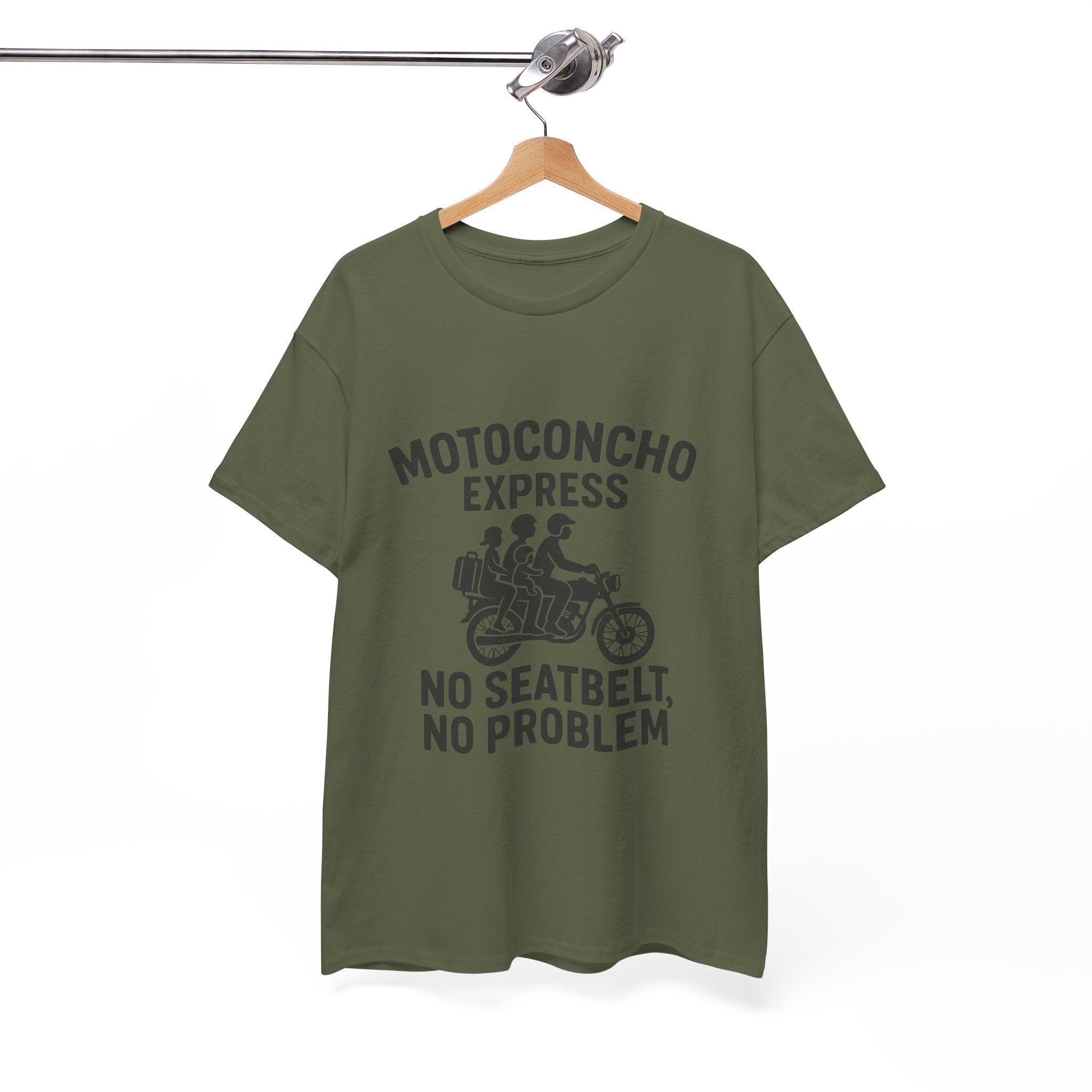 Motoconcho Express Tee, Funny Motorcycle Shirt, Unisex Cotton Tee, Gift for Bikers, Casual Wear for Every Occasion