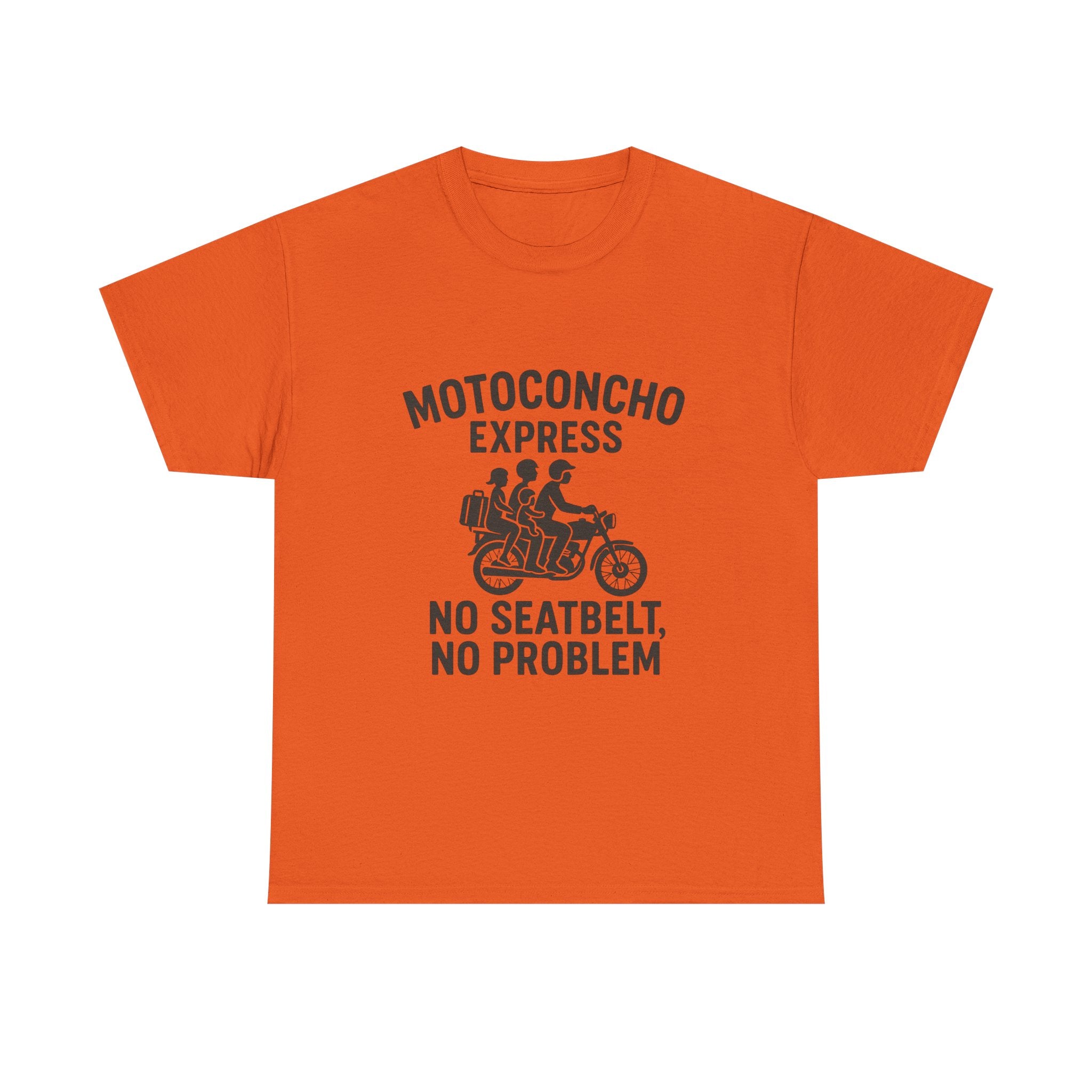 Motoconcho Express Tee, Funny Motorcycle Shirt, Unisex Cotton Tee, Gift for Bikers, Casual Wear for Every Occasion