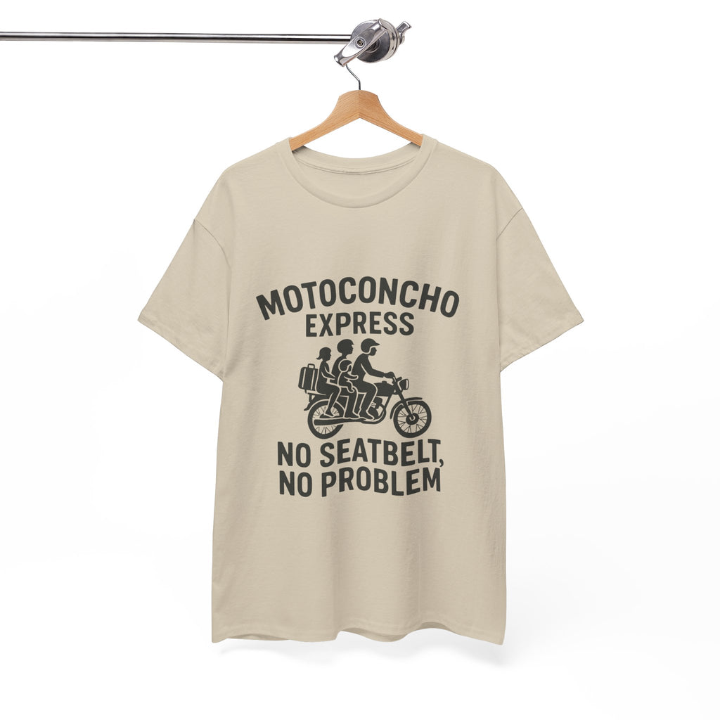 Motoconcho Express Tee, Funny Motorcycle Shirt, Unisex Cotton Tee, Gift for Bikers, Casual Wear for Every Occasion