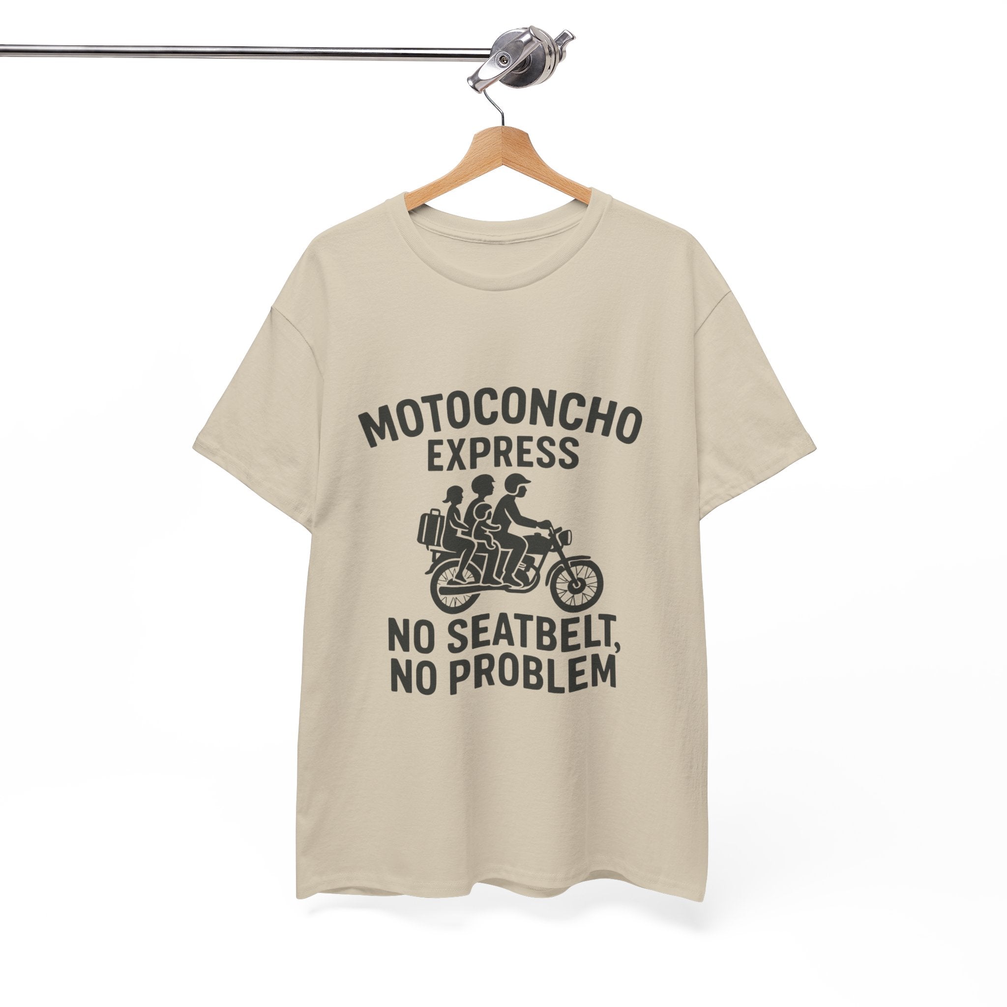 Motoconcho Express Tee, Funny Motorcycle Shirt, Unisex Cotton Tee, Gift for Bikers, Casual Wear for Every Occasion