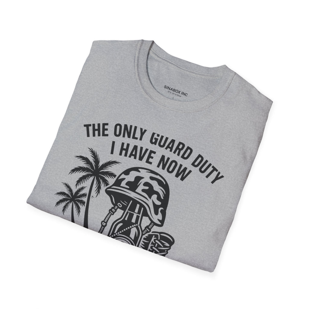 Funny Military T-Shirt, Veterans Gift, President Costume Tee, Guard Duty Humor Shirt, Patriotic Apparel, Unisex Graphic Top