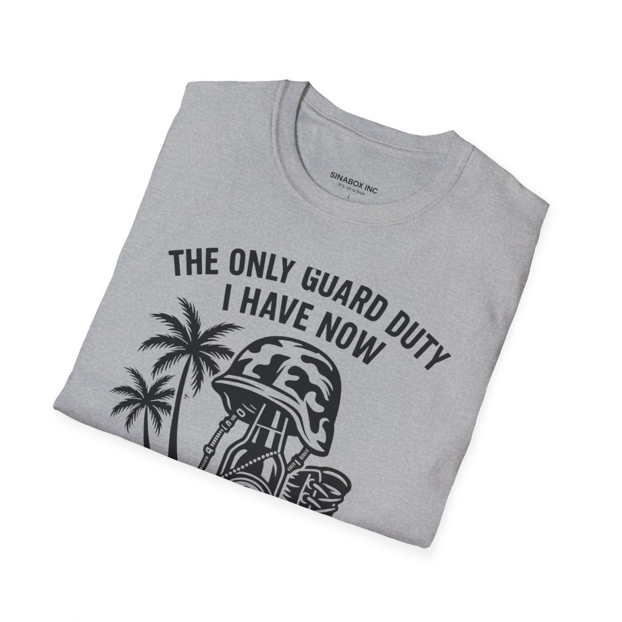 Funny Military T-Shirt, Veterans Gift, President Costume Tee, Guard Duty Humor Shirt, Patriotic Apparel, Unisex Graphic Top