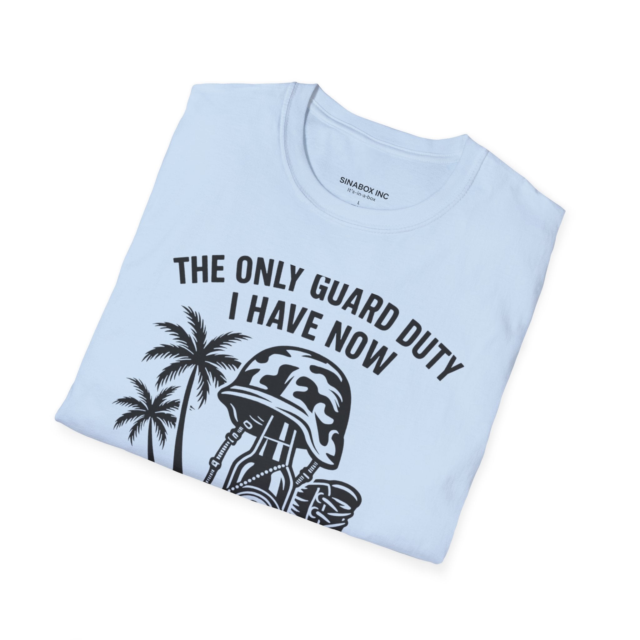 Funny Military T-Shirt, Veterans Gift, President Costume Tee, Guard Duty Humor Shirt, Patriotic Apparel, Unisex Graphic Top