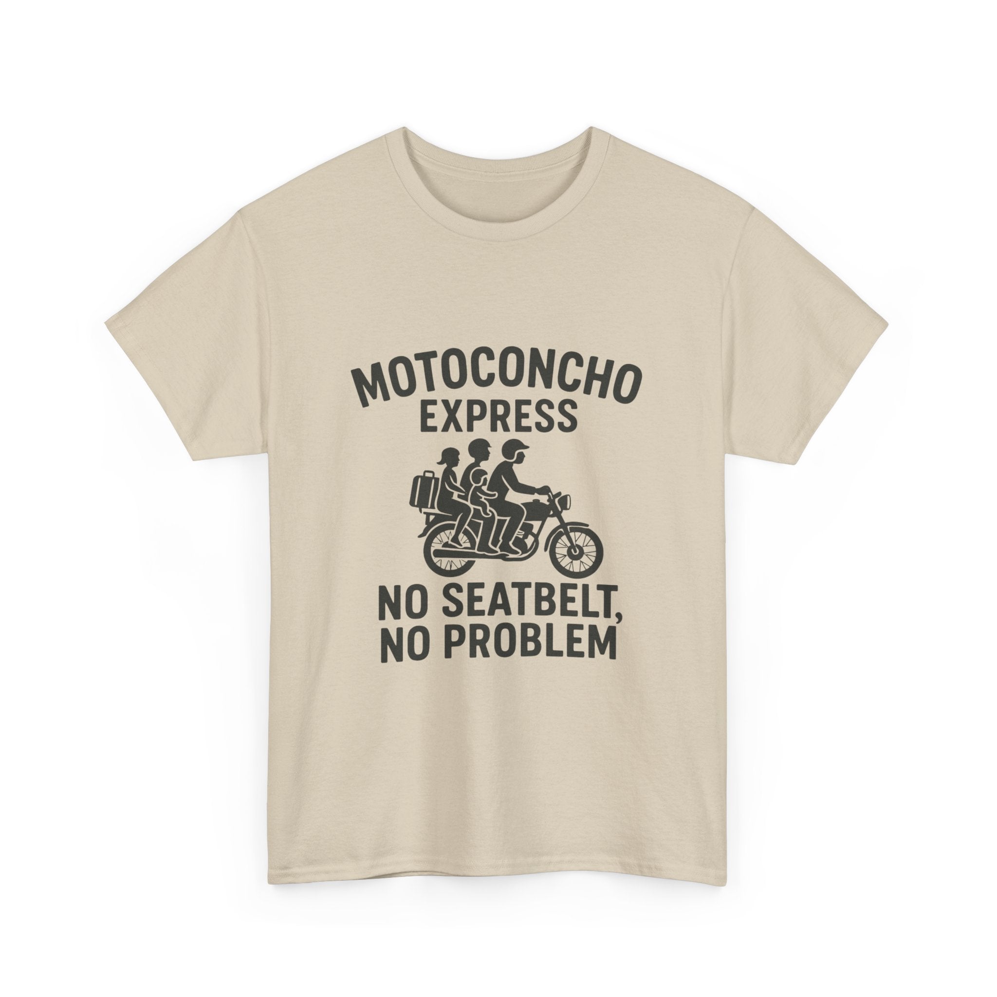 Motoconcho Express Tee, Funny Motorcycle Shirt, Unisex Cotton Tee, Gift for Bikers, Casual Wear for Every Occasion