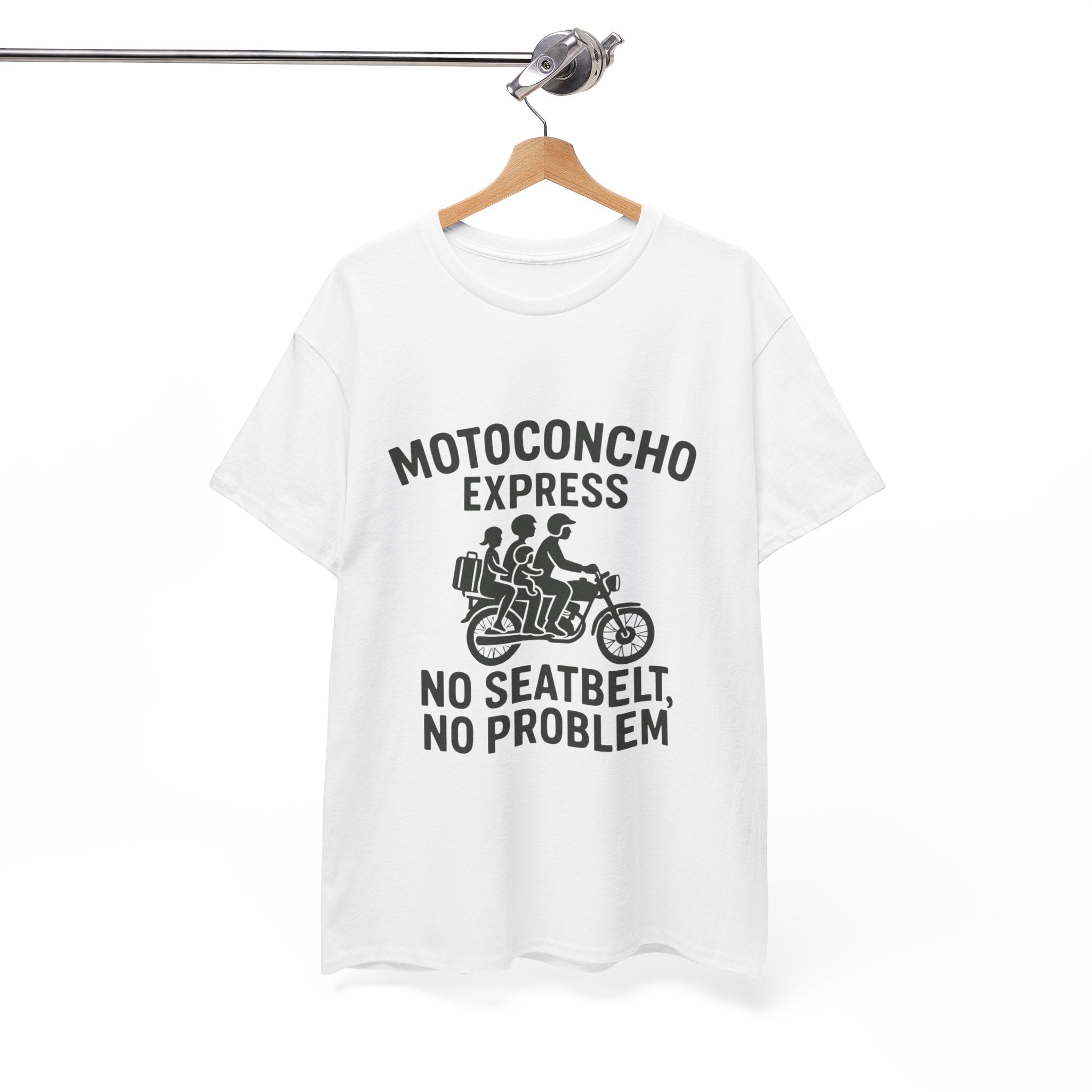 Motoconcho Express Tee, Funny Motorcycle Shirt, Unisex Cotton Tee, Gift for Bikers, Casual Wear for Every Occasion