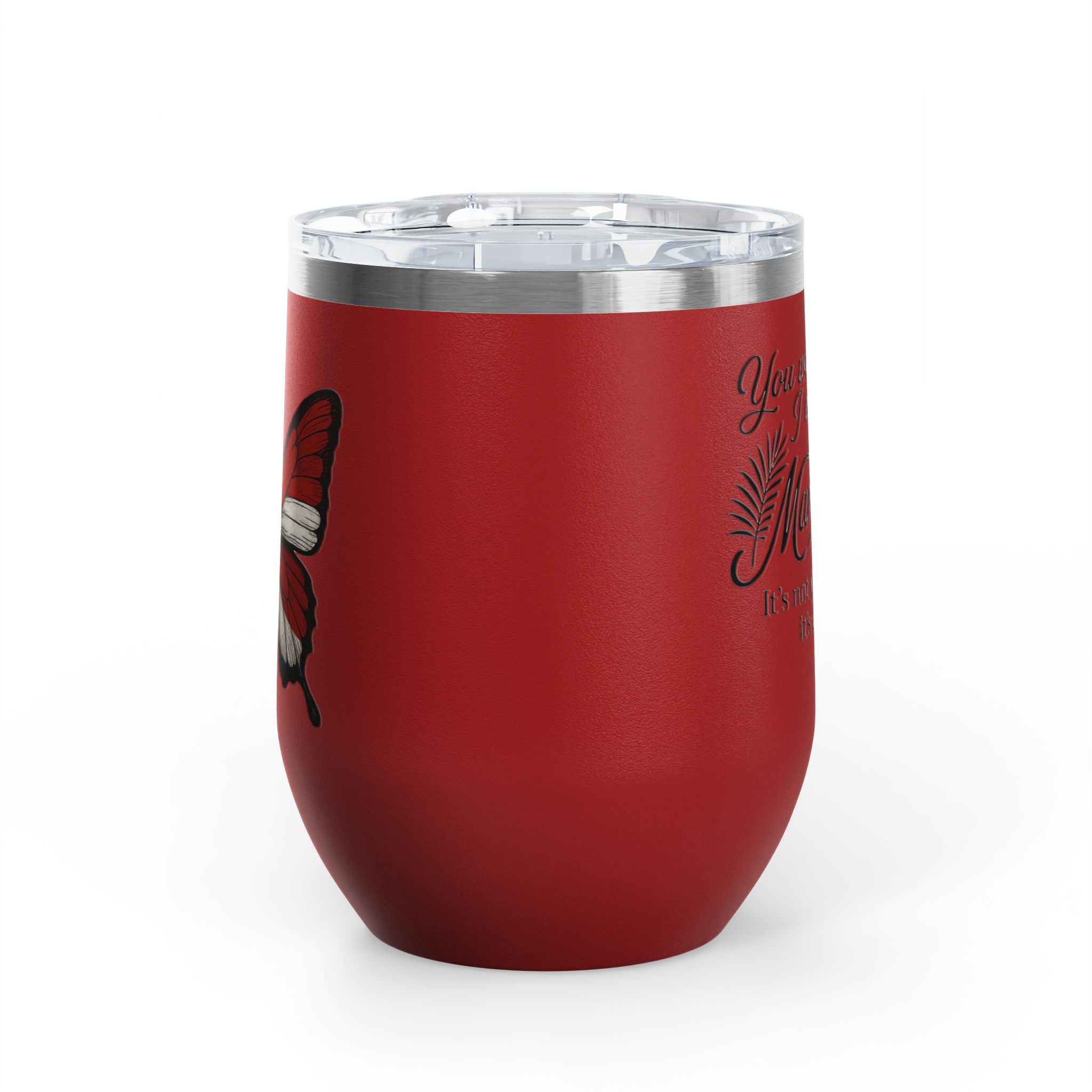 Mamajuana Wine Tumbler – 12oz Insulated Drinkware for Celebrating Life's Moments